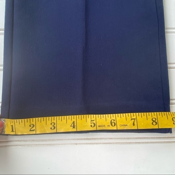 Anne Klein Navy Pants Size 8 - Picture 10 of 12